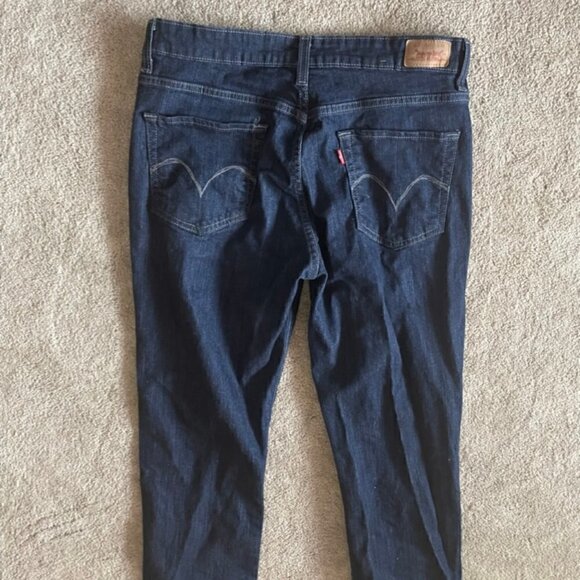 Levis Mid Rise Skinny Jeans Size 14 S/C - Picture 2 of 9